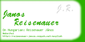 janos reisenauer business card